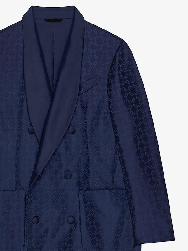 Givenchy Coat In Monogram 72 Jacquard