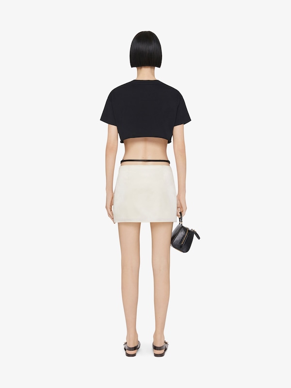 Givenchy Cropped T-shirt In Cotton