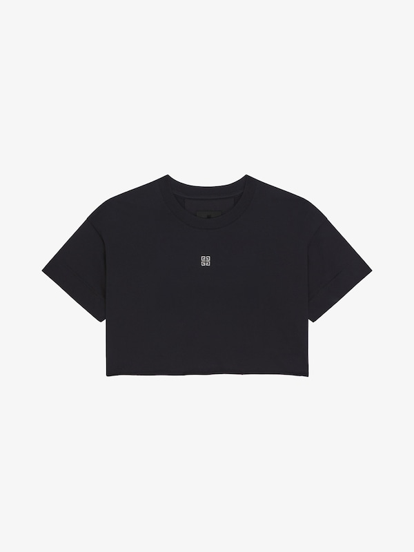 Givenchy Cropped T-shirt In Cotton