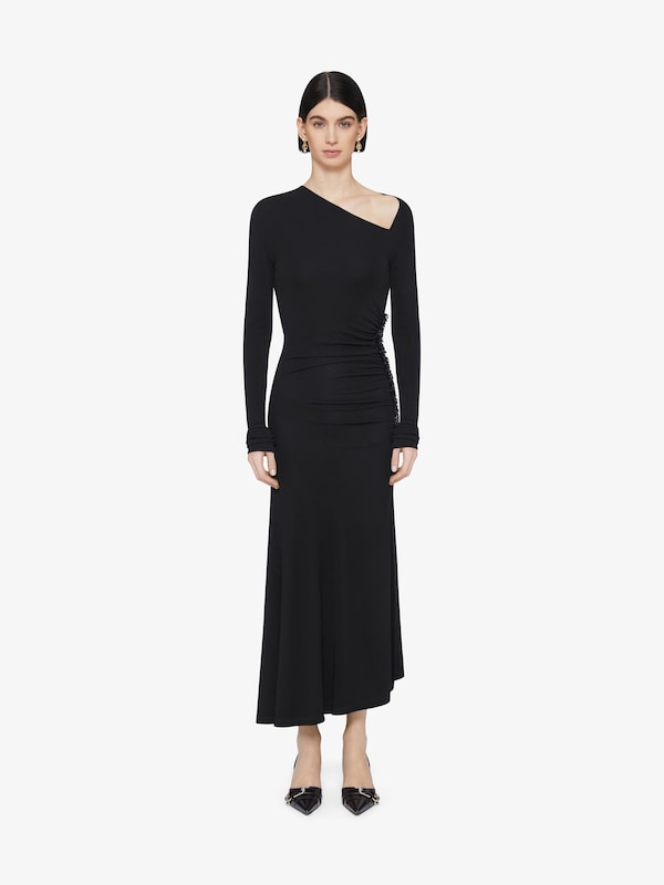 Givenchy Draped dress in embroidered jersey