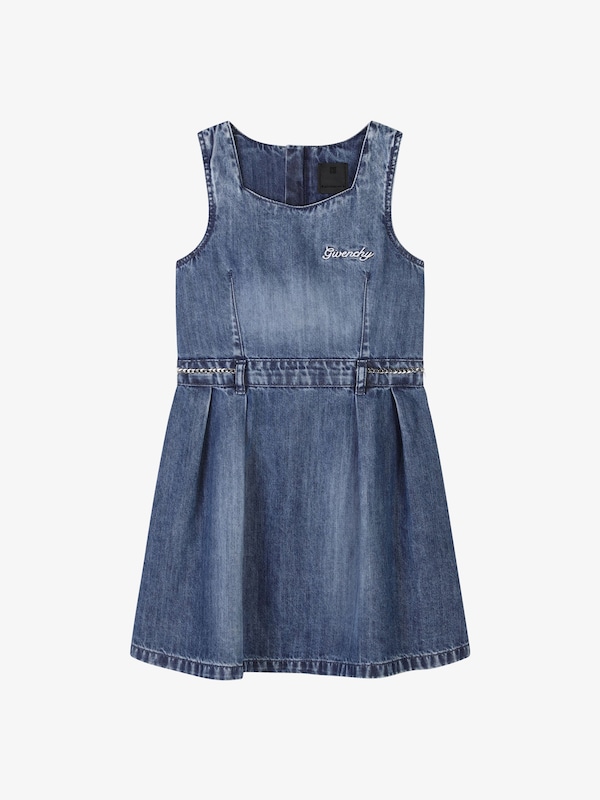 Givenchy Dress In Denim With Chain Detail