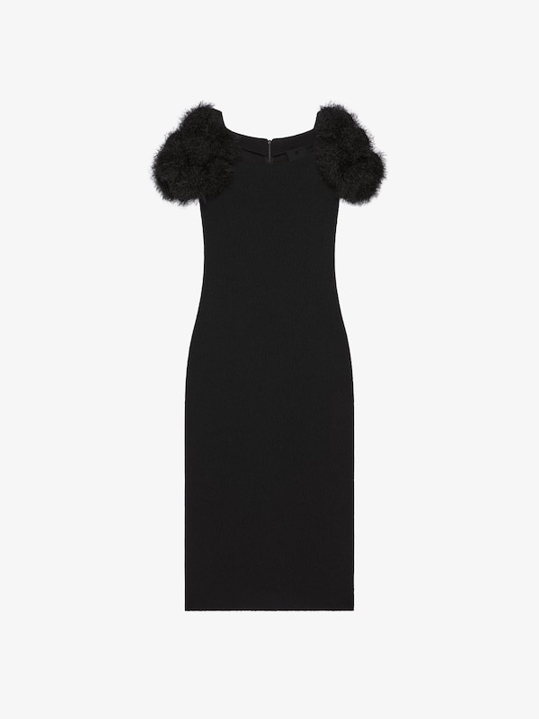 Givenchy Dress In Knit With Pompoms