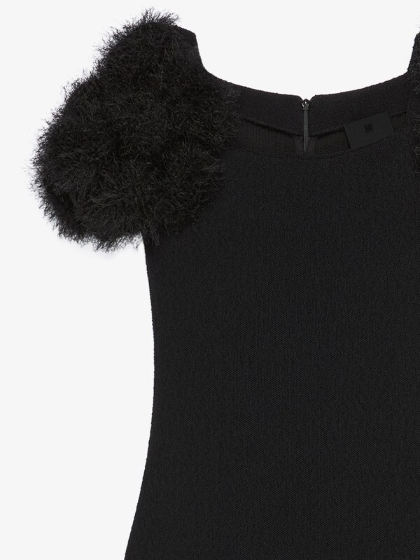 Givenchy Dress In Knit With Pompoms