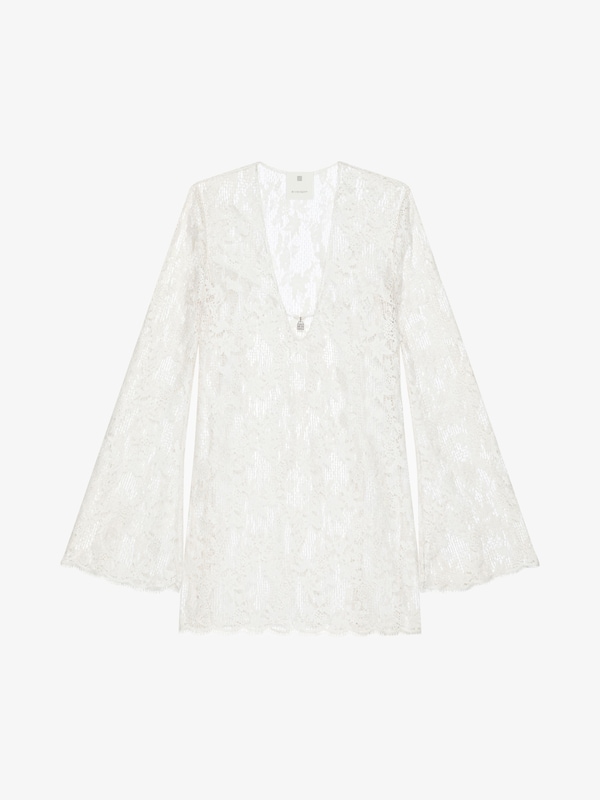 Givenchy Dress In Lace With 4G Detail