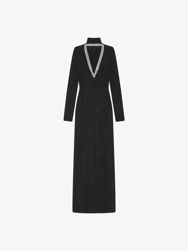 Givenchy Dress In Lurex With Floral Jacquard