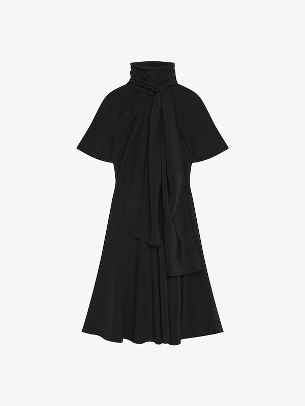 Givenchy Dress In Silk With Lavallière