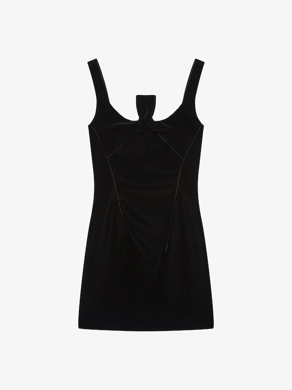 Givenchy Dress In Velvet With Bow Detail