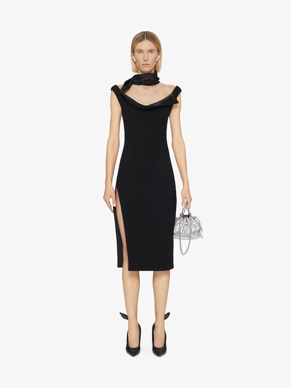Givenchy Dress In Wool With Swallow Collar