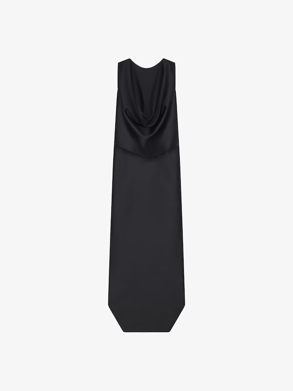 Givenchy Evening Draped Dress In Wool And Silk
