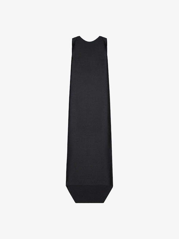 Givenchy Evening draped dress in wool and silk