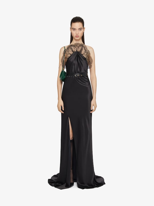 Givenchy Evening dress in satin with lace