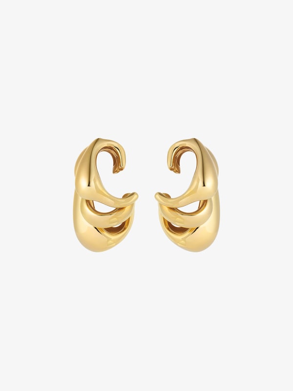 Givenchy Feline Earcuffs In Metal