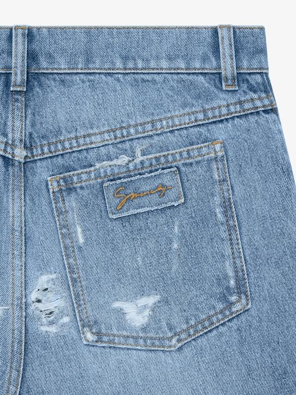 Givenchy Flare Jeans In Destroyed Denim