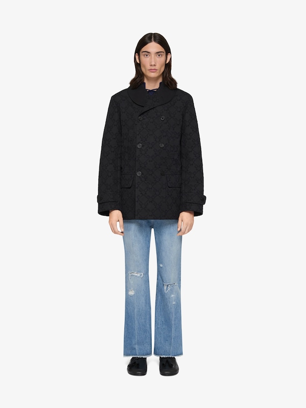 Givenchy Flare Jeans In Destroyed Denim