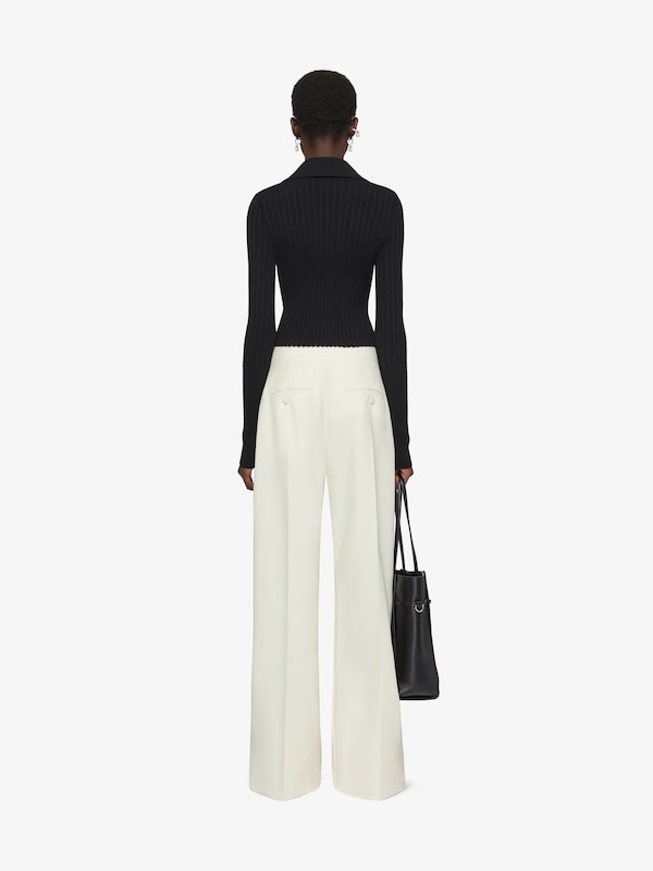 Givenchy Flare Tailored Pants In Wool And Mohair