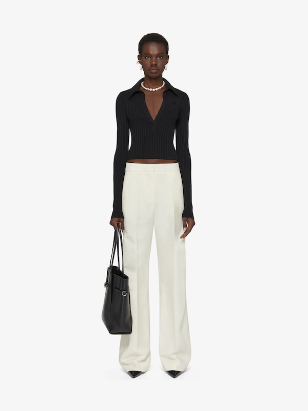 Givenchy Flare tailored pants in wool and mohair