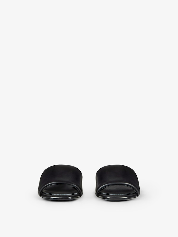 Givenchy G Cube Heeled Mules In Leather
