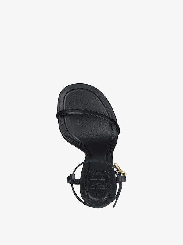 Givenchy G Cube Heeled Sandals In Leather