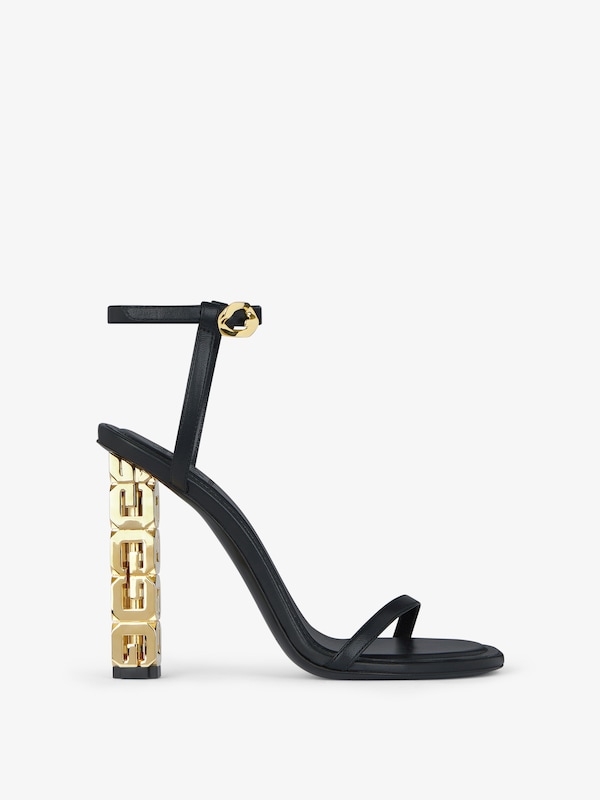 Givenchy G Cube heeled sandals in leather
