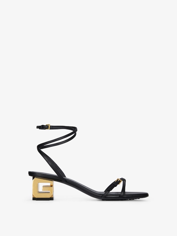 Givenchy G Cube heeled sandals in leather