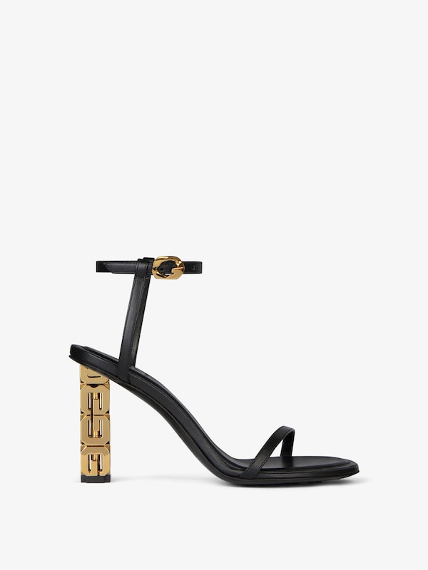 Givenchy G Cube heeled sandals in leather