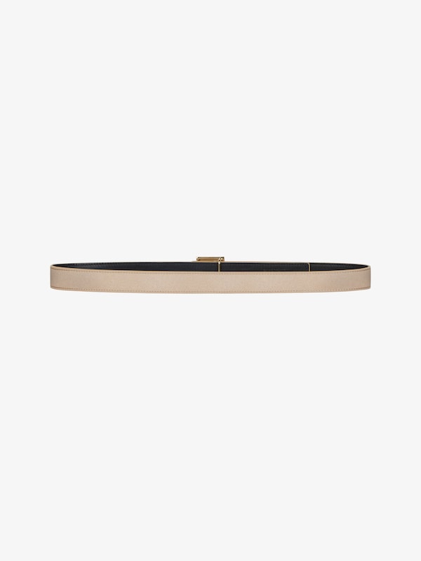 Givenchy G Reversible Belt In Patent Leather