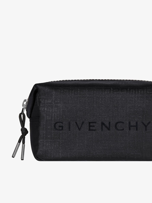 Givenchy G-Zip Toilet Pouch In 4G Nylon