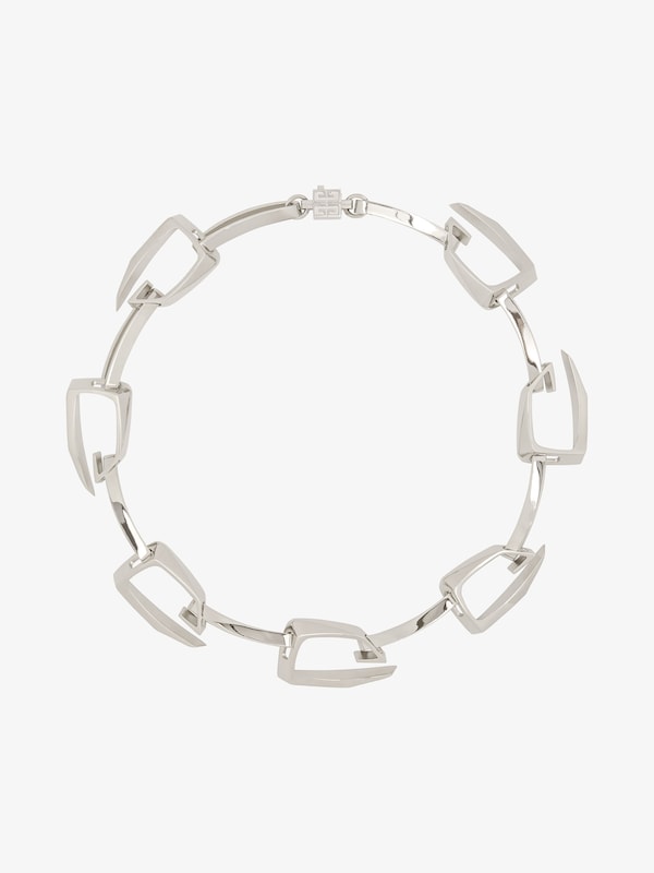 Givenchy Giv Cut Necklace In Metal