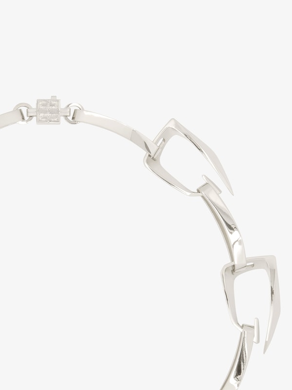 Givenchy Giv Cut Necklace In Metal