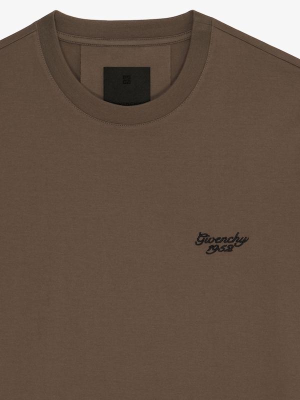 Givenchy GIVENCHY 1952 Slim Fit T-shirt In Cotton