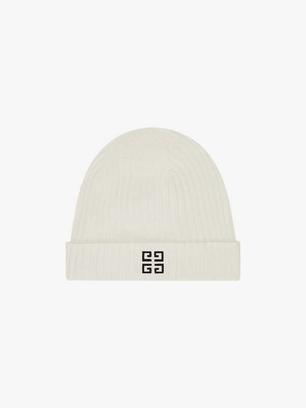Givenchy GIVENCHY 4G Beanie In Wool And Cashmere