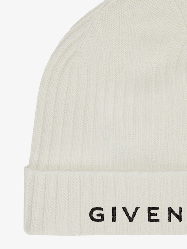 Givenchy GIVENCHY 4G Beanie In Wool And Cashmere