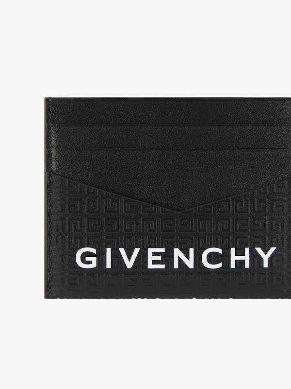 Givenchy GIVENCHY Card Holder In 4G Micro Leather