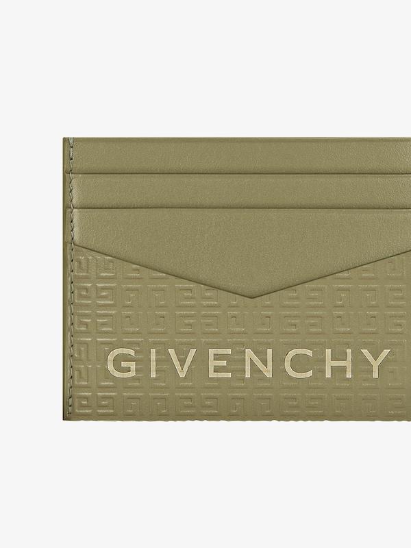 Givenchy GIVENCHY Card Holder In 4G Micro Leather