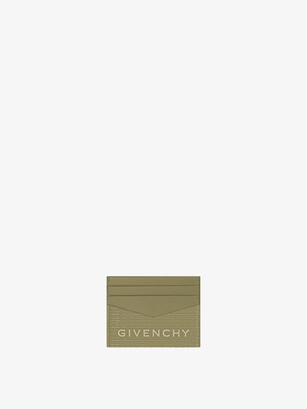Givenchy GIVENCHY Card Holder In 4G Micro Leather