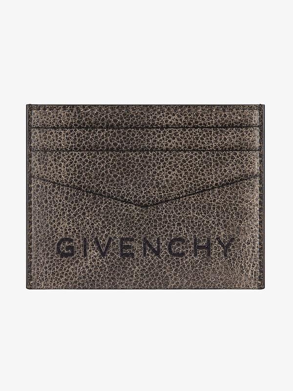 Givenchy GIVENCHY Card Holder In Crackled Leather