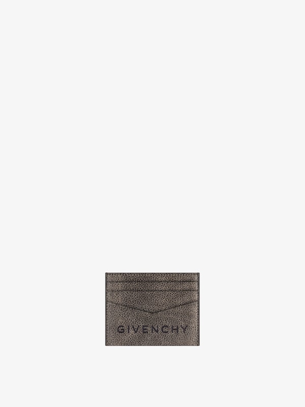 Givenchy GIVENCHY card holder in crackled leather