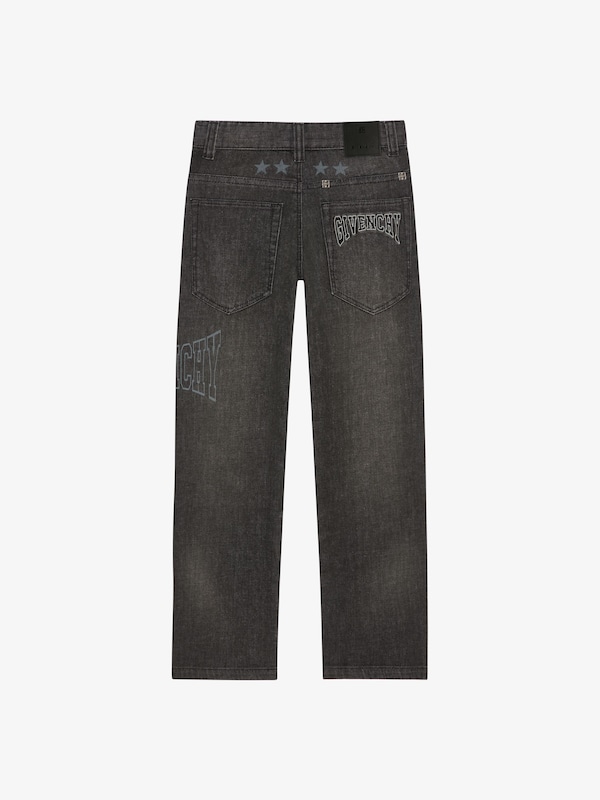 Givenchy GIVENCHY College Baggy Jeans In Denim