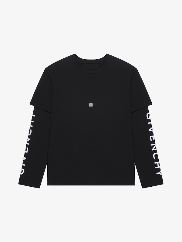 Givenchy GIVENCHY double layered t-shirt in cotton