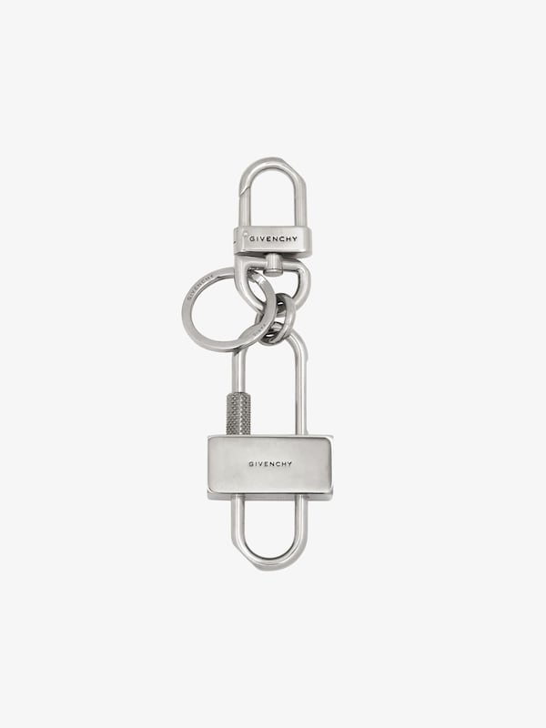 Givenchy GIVENCHY padlock keyring in metal