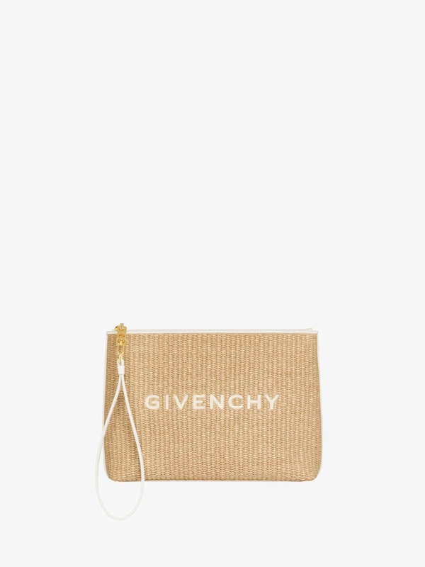 Givenchy GIVENCHY travel pouch in raffia