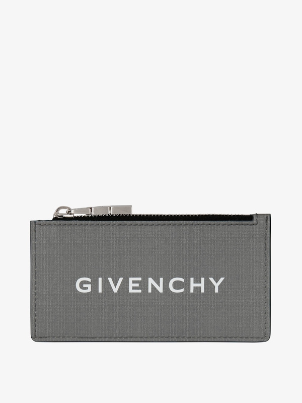 Givenchy GIVENCHY Zipped Card Holder In 4G Leather