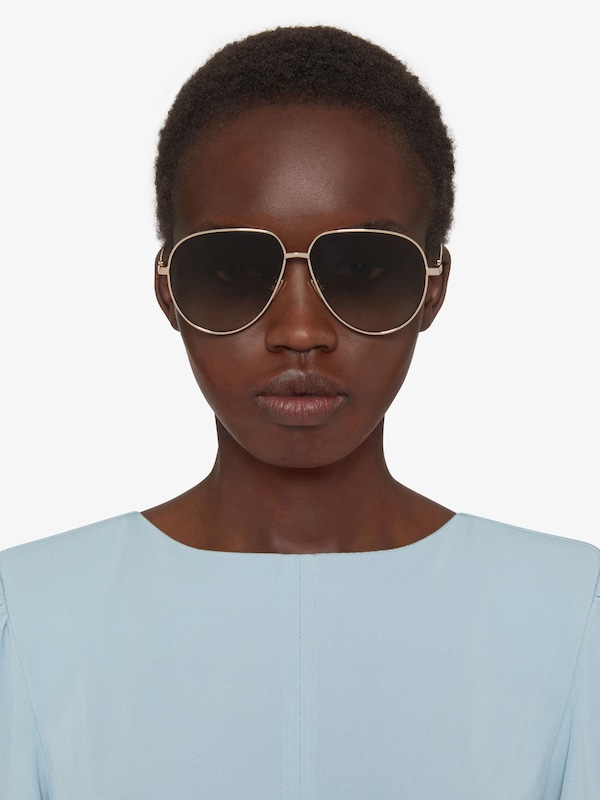 Givenchy GV Speed Unisex Sunglasses In Metal