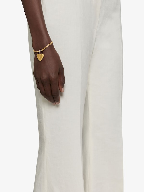 Givenchy Heart Lock Bracelet In Metal