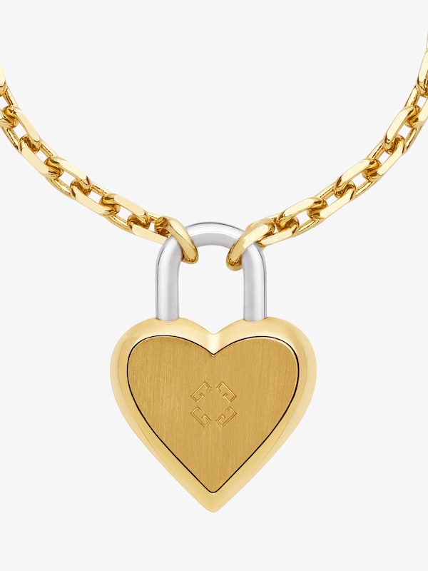 Givenchy Heart Lock Bracelet In Metal
