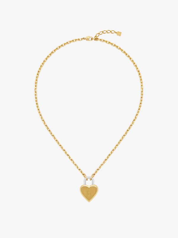 Givenchy Heart Lock necklace in metal