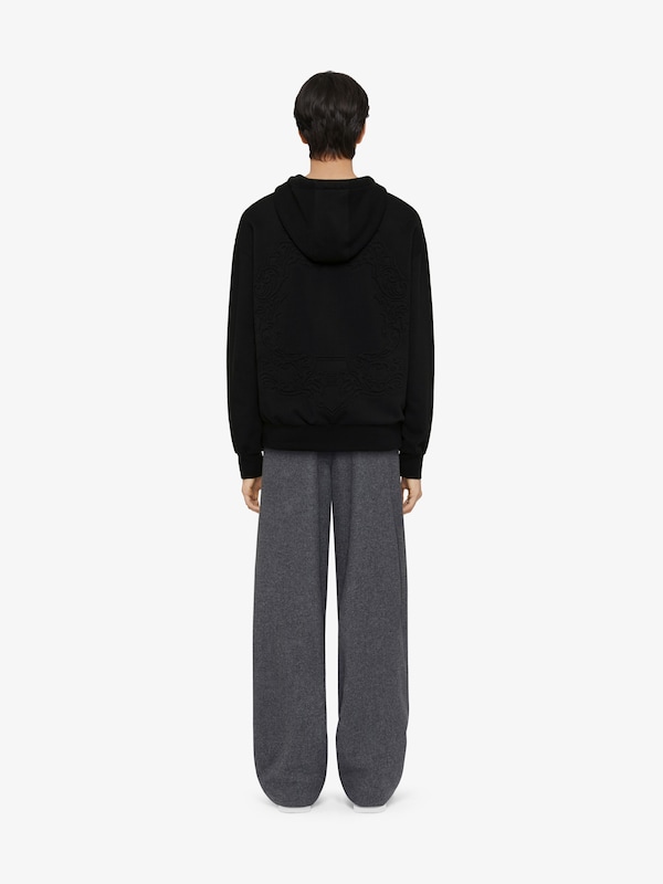 Givenchy Hoodie In Fleece With GIVENCHY Signature