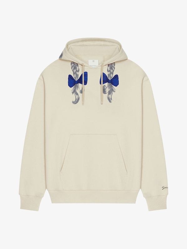 Givenchy Hoodie In Fleece With Hair Print