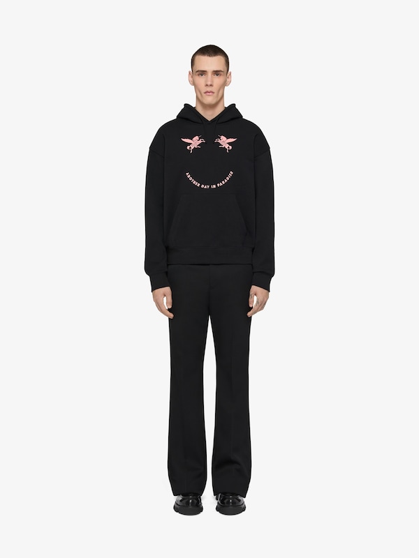 Givenchy Hoodie in fleece with unicorns embroidery