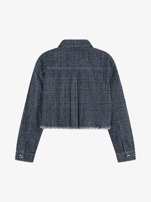 Givenchy Jacket In 4G Denim